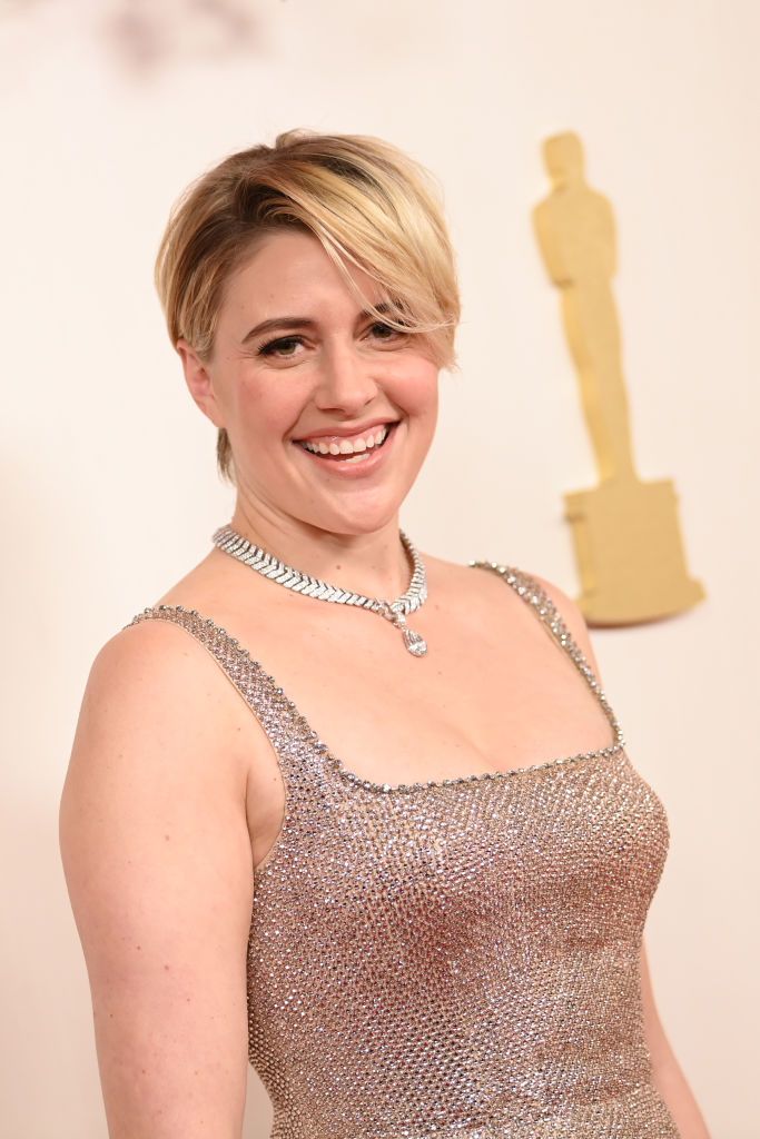 HOLLYWOOD, CALIFORNIA - MARCH 10: Greta Gerwig attends the 96th Annual Academy Awards on March 10, 2024 in Hollywood, California. (Photo by Sarah Morris/WireImage)