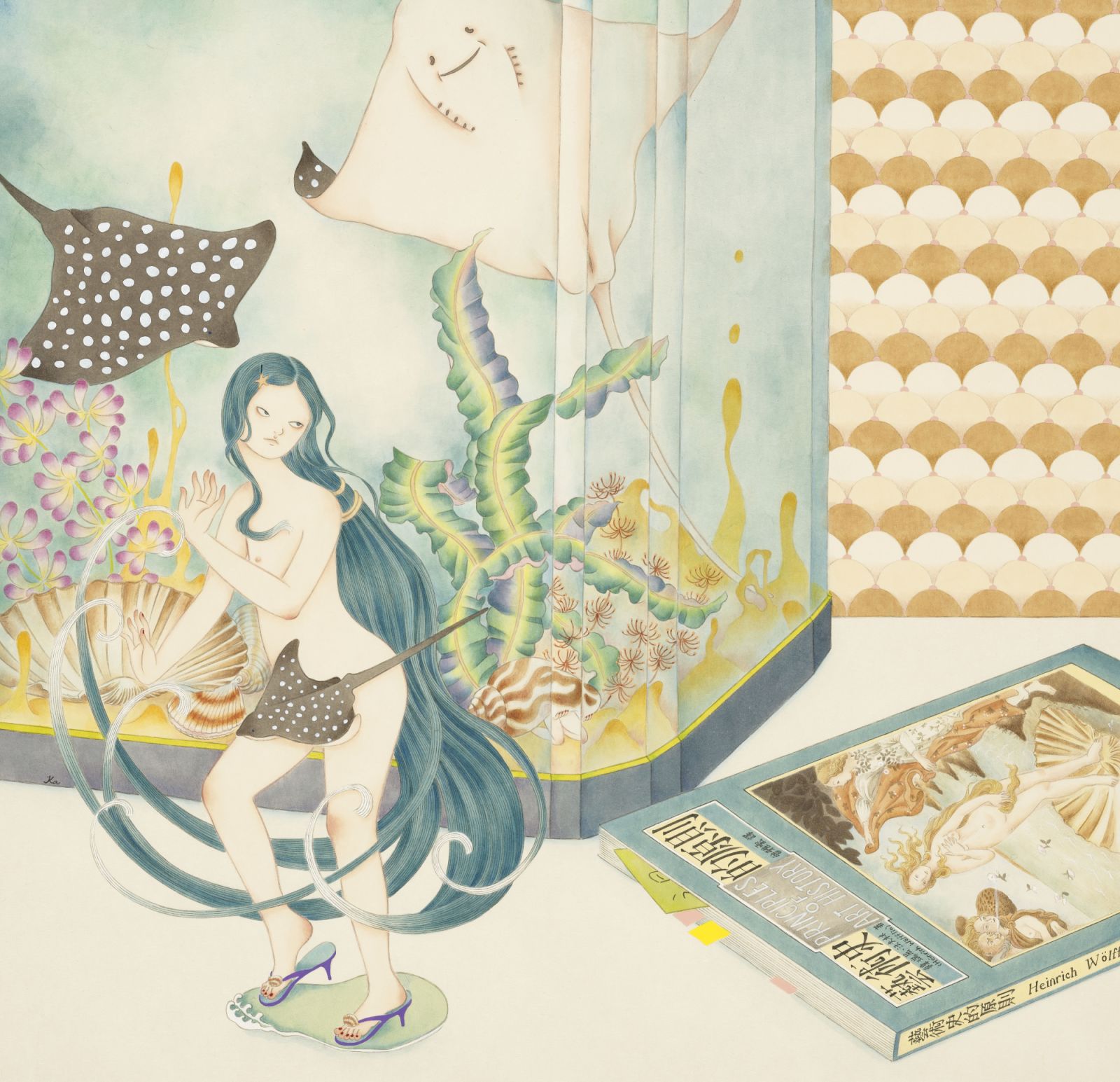 Joey Leung's "Venus is used to storms and waves" on view for “In-between Spaces" at SC Gallery, until April 12, 1902, Sungib Industrial Centre, 53 Wong Chuk Hang Rd, Wong Chuk Hang (Photo: courtesy the artist)