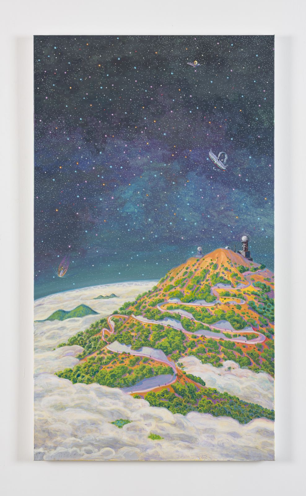 Stephen Wong Chun Hei's "The Rolling Star Ferry 翻滾的天星", (2024) on view for "The Star Ferry Tale" at Gallery Exit, 23 March – 20 April 3/F, 25 Hing Wo Street, Tin Wan, Aberdeen, (Photo: courtesy the artist and Gallery Exit)