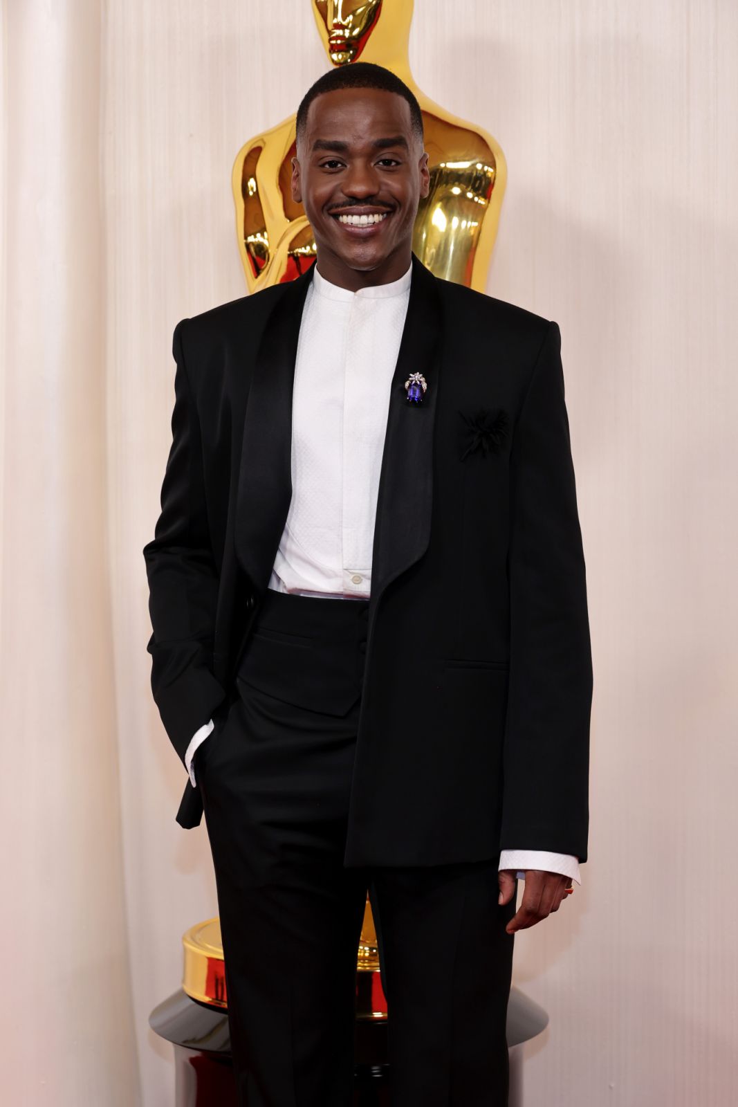 HOLLYWOOD, CALIFORNIA - MARCH 10: Ncuti Gatwa attends the 96th Annual Academy Awards on March 10, 2024 in Hollywood, California. (Photo by Aliah Anderson/Getty Images)