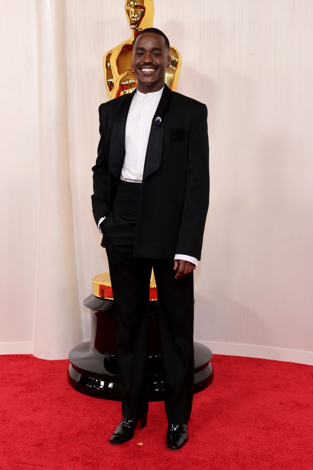 HOLLYWOOD, CALIFORNIA - MARCH 10: Ncuti Gatwa attends the 96th Annual Academy Awards on March 10, 2024 in Hollywood, California. (Photo by Aliah Anderson/Getty Images)