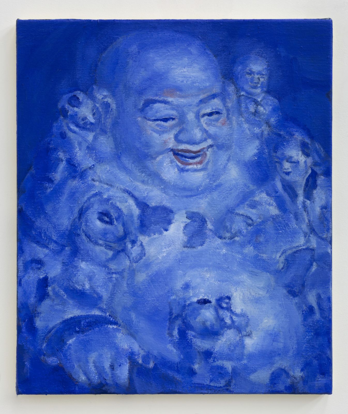 Yan Pei-Ming's "Laughing Buddha" (2024) on view at Massimo de Carlo, March 25 - May, Tai Kwun, Barrack Block Second Floor, Shop 03-205 & 206 No. 10 Hollywood Road, Central (Photo: courtesy of the artist and Massimo de Carlo)