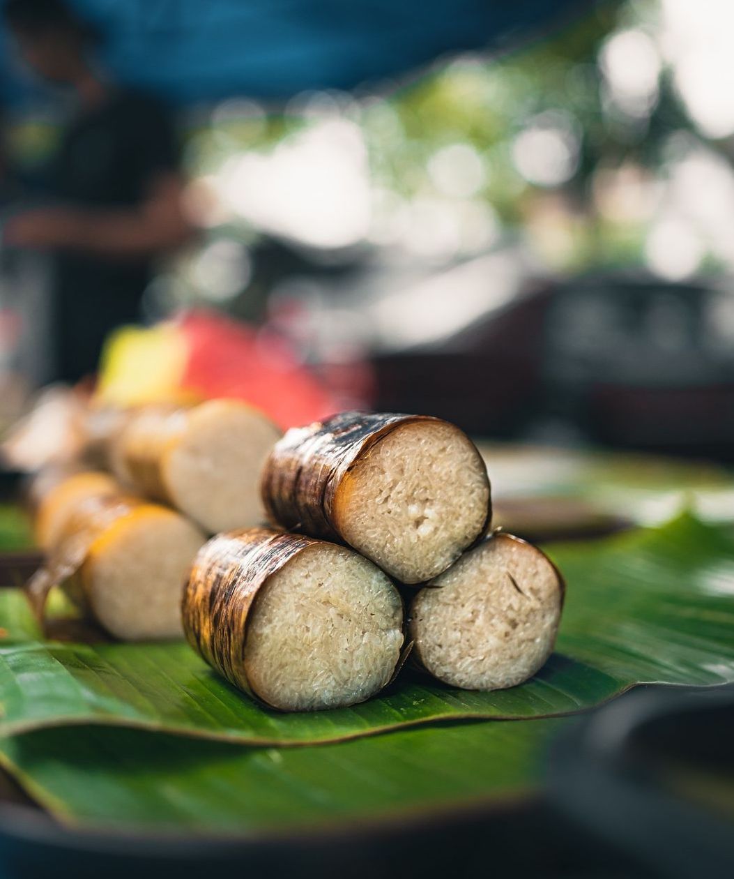 A stack of lemang (Photo: Instagram / @czrproduction)