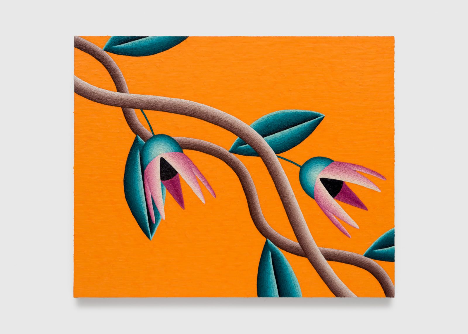 Nadia Ayari’s “Cascade” (2023), on view for “About Surrender” at Double Q Gallery, March 2 - 30, 68 Lok Ku Rd, Sheung Wan (Photo: courtesy the artist)