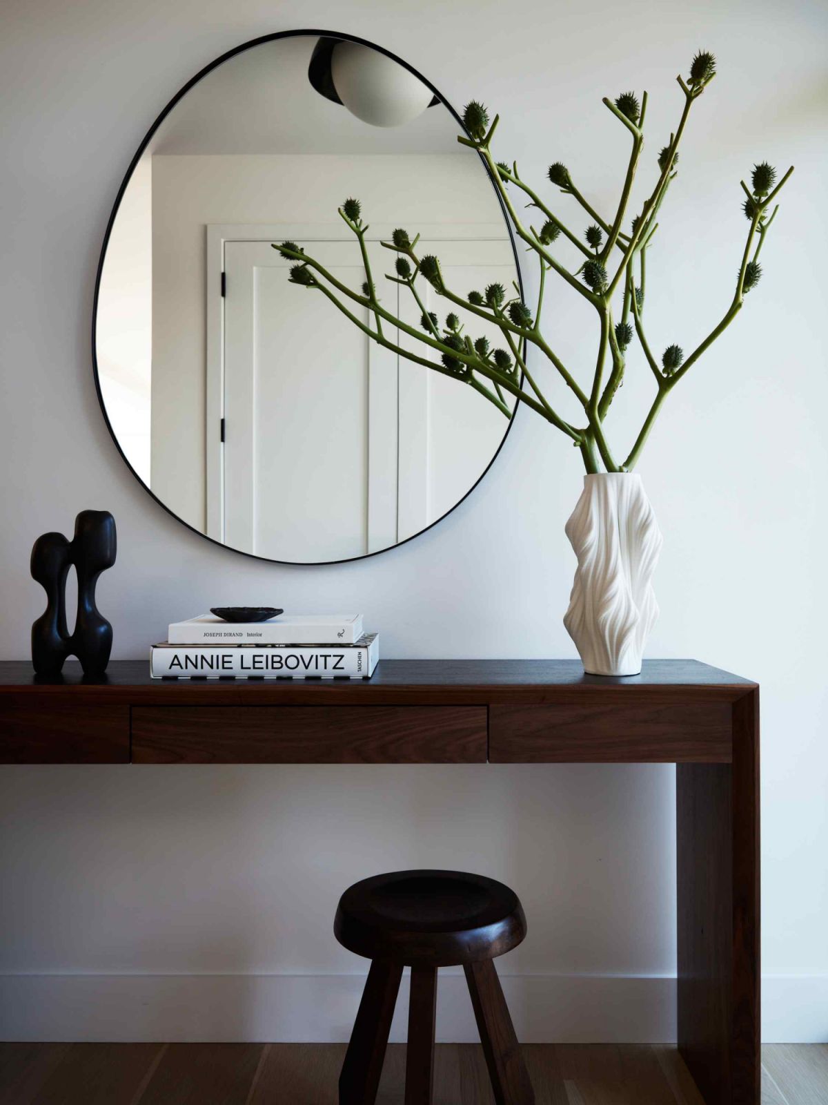 Subtle designer characteristics upon entry into the home