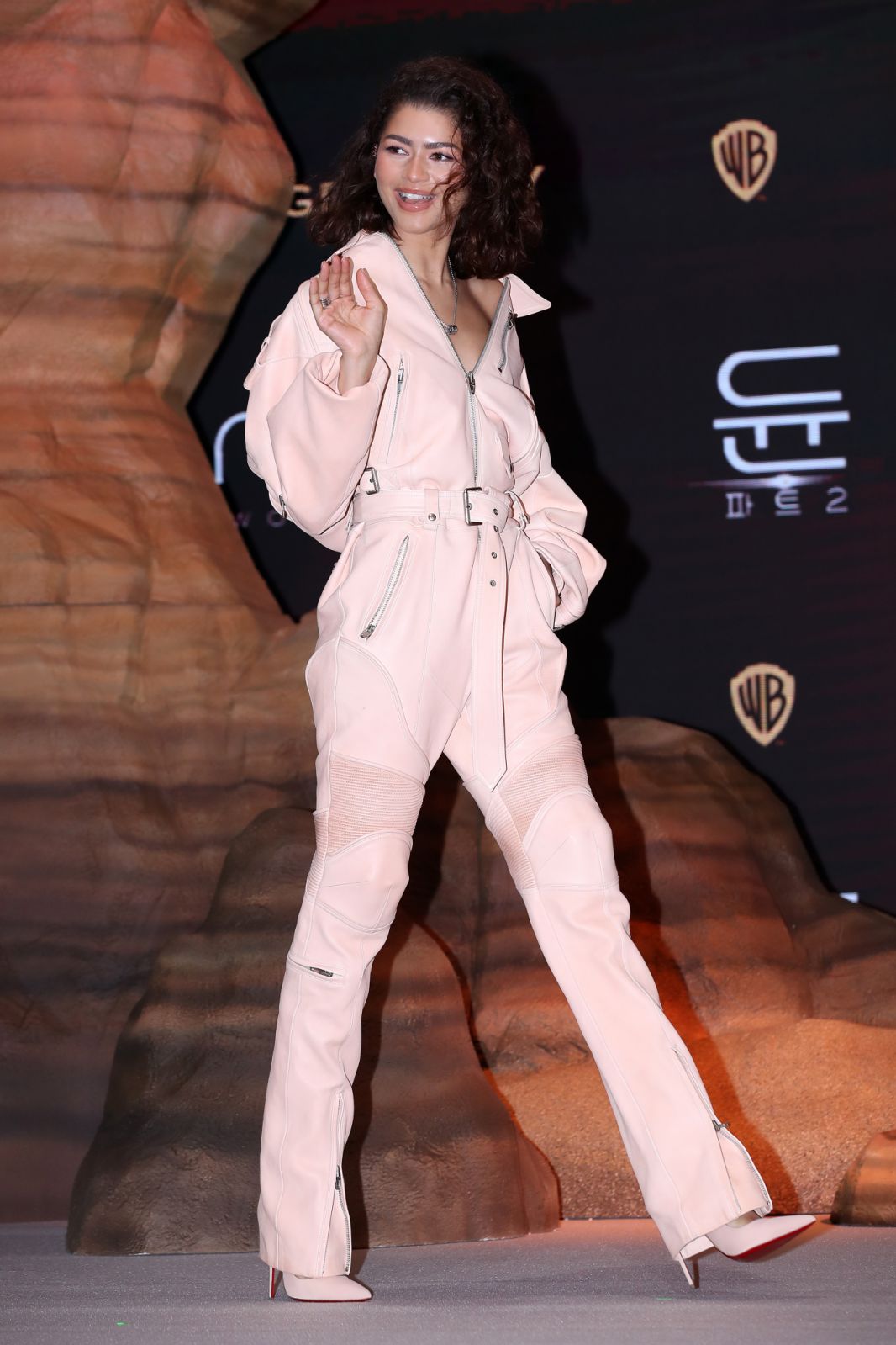 SEOUL, SOUTH KOREA - FEBRUARY 21: Actress Zendaya attends the "Dune: Part Two" press conference on February 21, 2024 in Seoul, South Korea. (Photo by Han Myung-Gu/WireImage)
