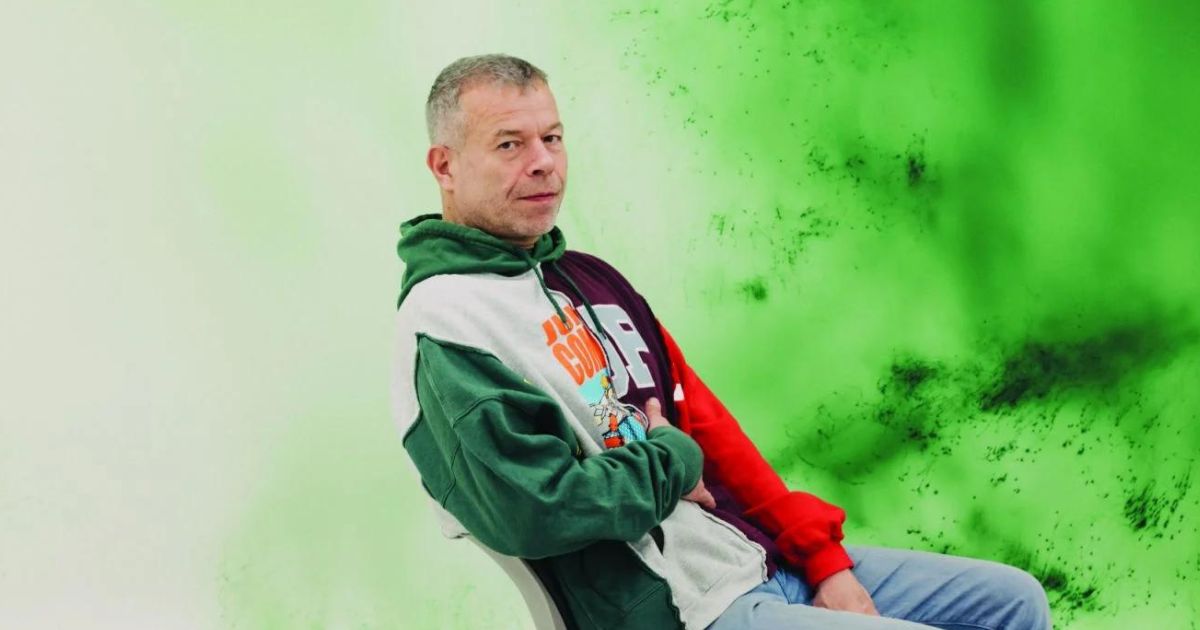 Wolfgang Tillmans ที่สตูดิโอสำหรับสร้างสรรงานศิลปะ ใน Berlin ปี 2024 (ภาพ: Mustafah Abdulaziz)