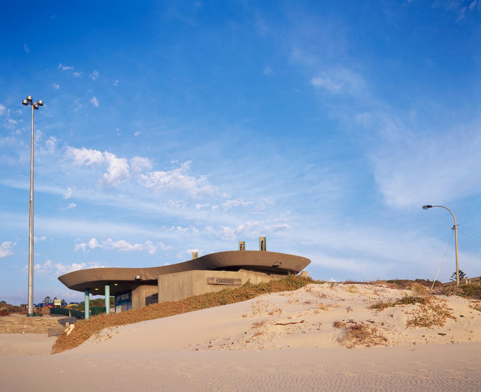 Beach kiosk at South City Beach