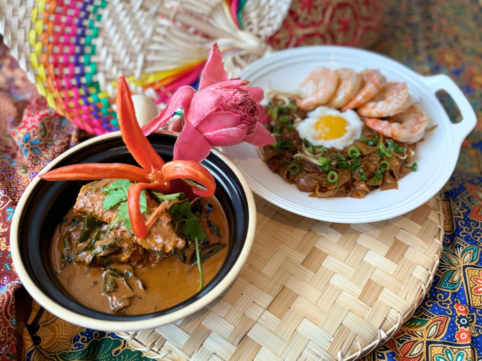 Kway teow bulan purnama and Indian-style siakap sayap (Photo: Hyatt Place Kuala Lumpur Bukit Jalil)