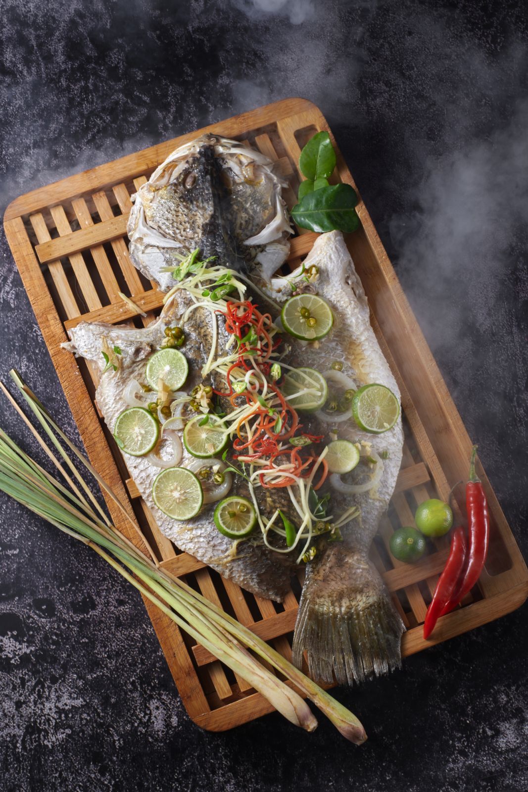 Ikan siakap kukus limau mangga muda (Photo: The RuMa Hotel and Residences)