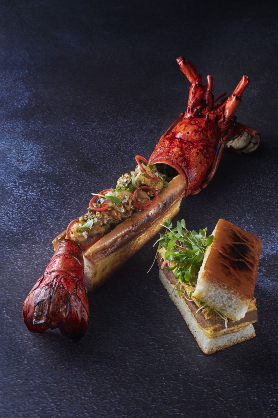 Roti john and lobster roll (Photo: The RuMa Hotel and Residences)