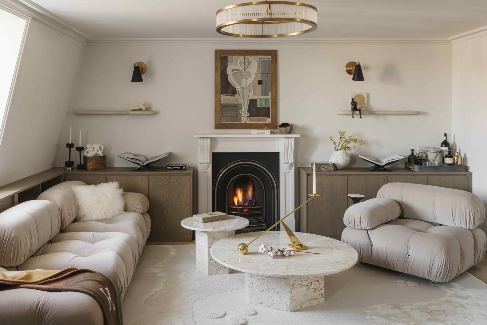 A tastefully designed apartment space by Olga Ashby Interiors