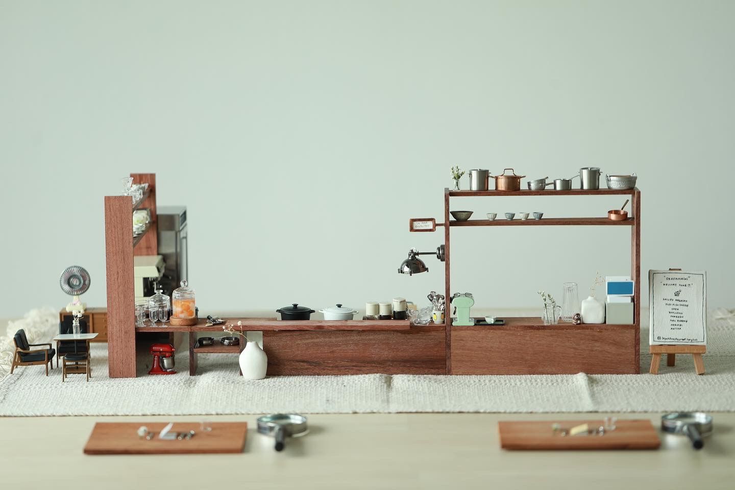 Miniature Kitchen in Le Petit Restaurant