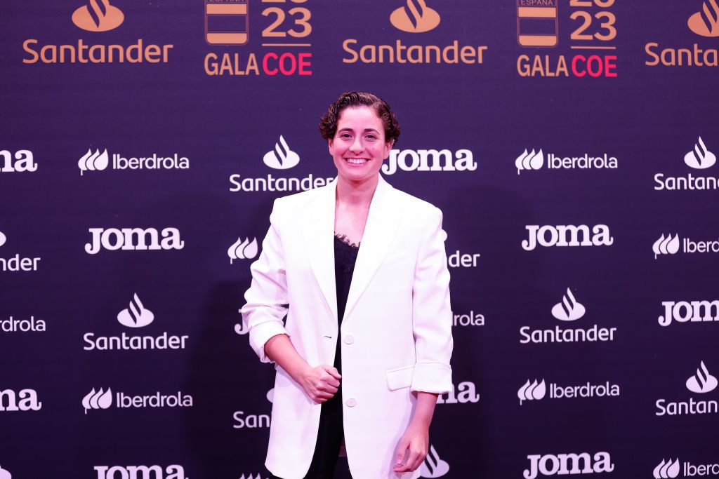 MADRID, SPAIN - DECEMBER 15: Ana Carrasco poses for photo during the XVIII Gala of the Spanish Olympic Committee to recognize the twenty most successful individual athletes and national teams of 2023 celebrated at the headquarters of the Spanish Olympic Committee COE on December 15, 2023, in Madrid, Spain. (Photo By Oscar J. Barroso/Europa Press via Getty Images)