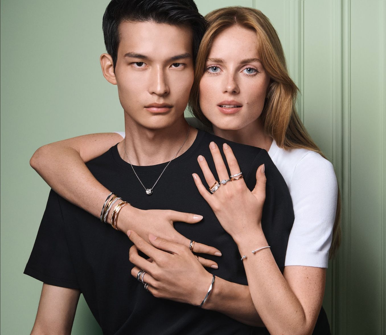 Laurence Graff Signature系列的全新中性手鐲是格拉夫首個中性珠寶系列。Photo:GRAFF