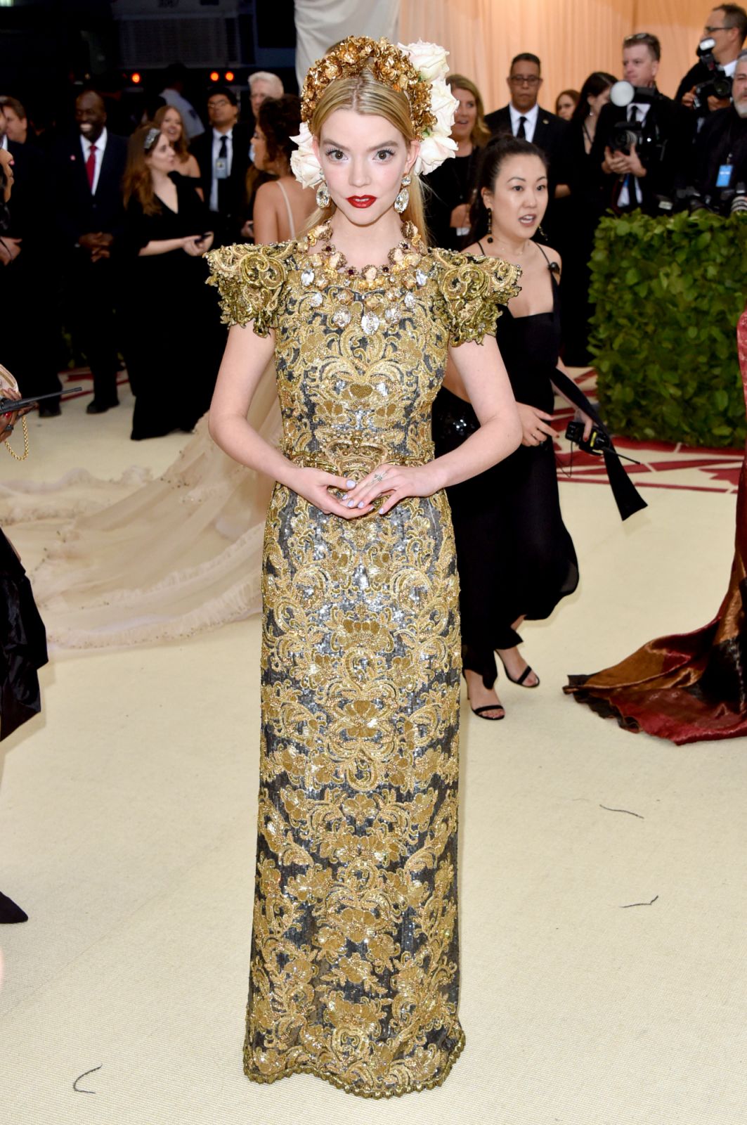 Anya Taylor-Joy attends the Heavenly Bodies: Fashion & The Catholic Imagination Costume Institute Gala at The Metropolitan Museum of Art (Photo: John Shearer / Getty Images)