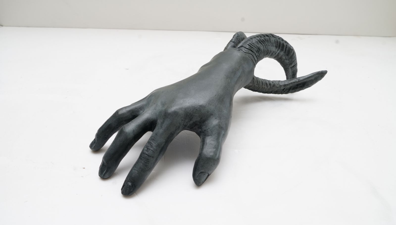 Jantsakhorol’s "Reinvigoration (hand with 3 horns)" (2024) (Photo: courtesy the artist)