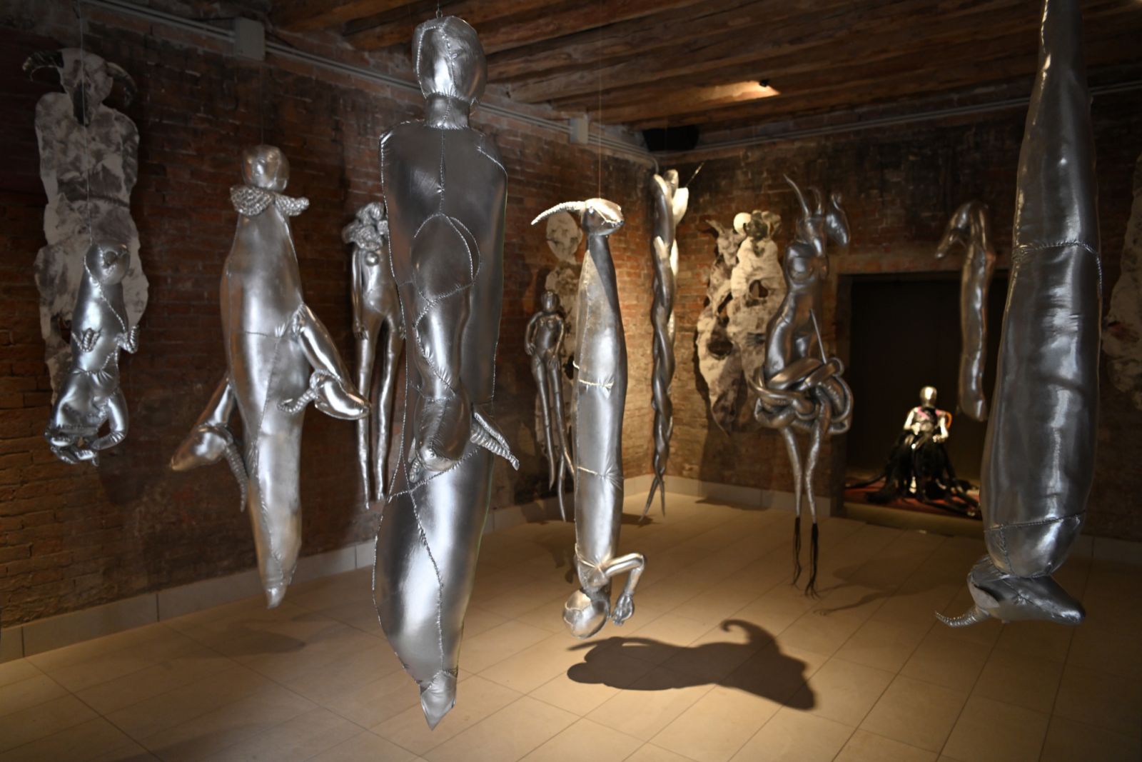 Mugi’s soft  sculpture installations at the 2022 Venice Biennale (Photo: Jantsankhorol Erdenebayar)
