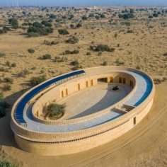 The Rajkumari Ratnavati Girls School, India by Diana Kellogg Architects (Photo: Vinay Panjwani)