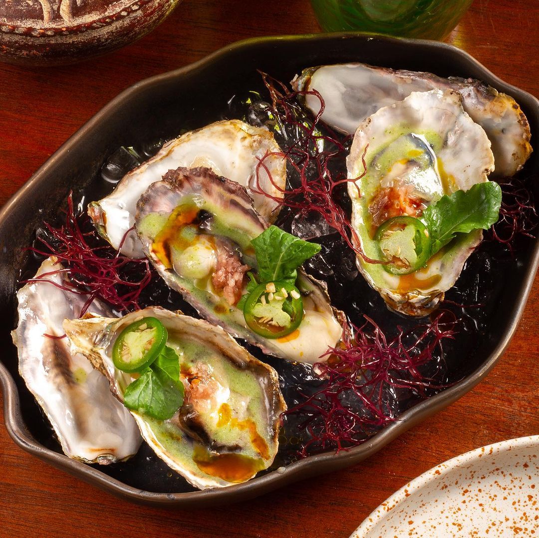 Oyster ceviche (Photo: Instagram / @amazonaskl)