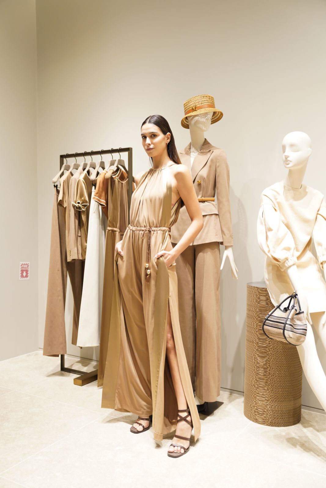 Sandy neutrals dominate Max Mara's spring/summer 2024 collection