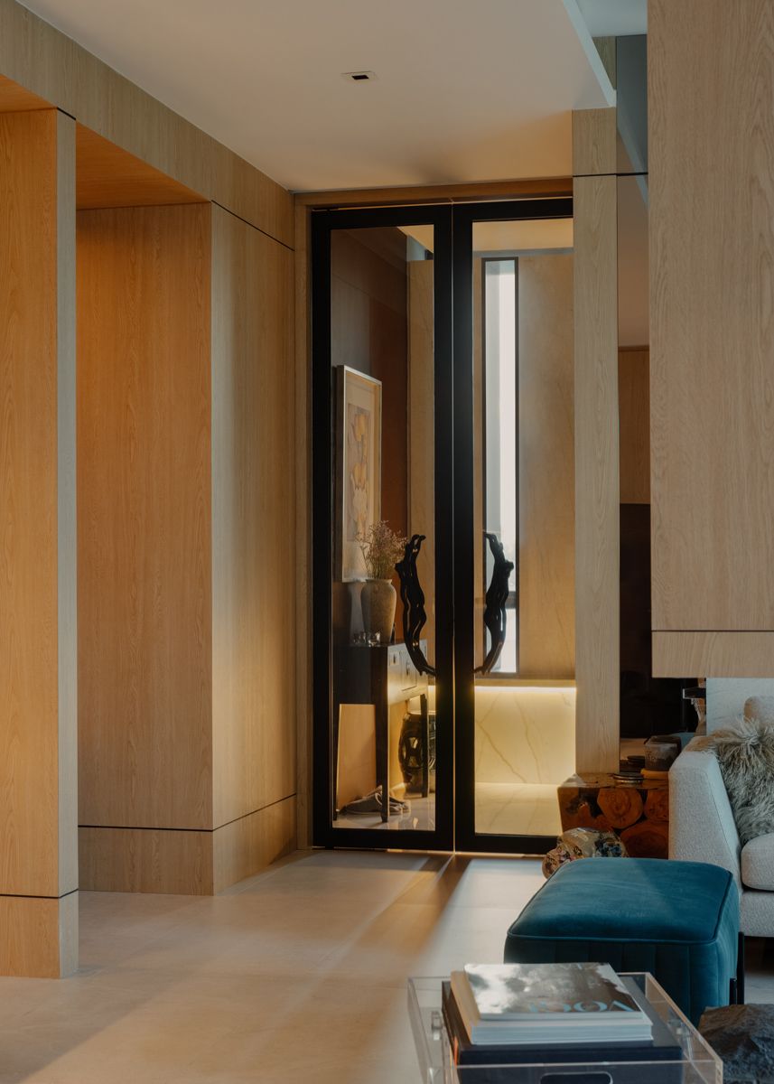 The entrance of the apartment