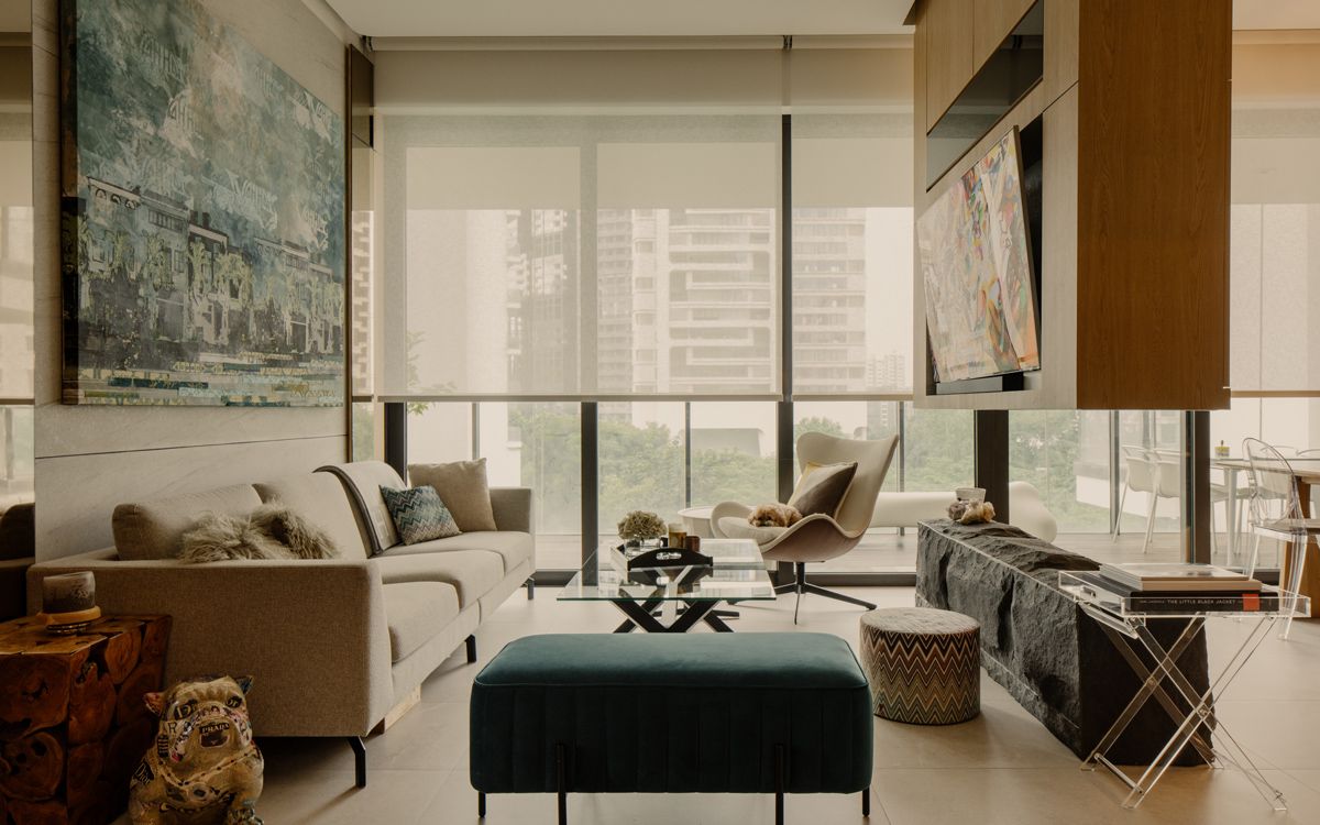The living room