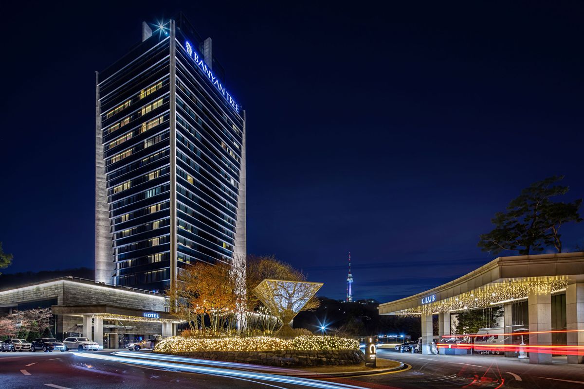 Great exterior of Banyan Tree Club & Spa Seoul (Photo: Yoo Yeong-jin)