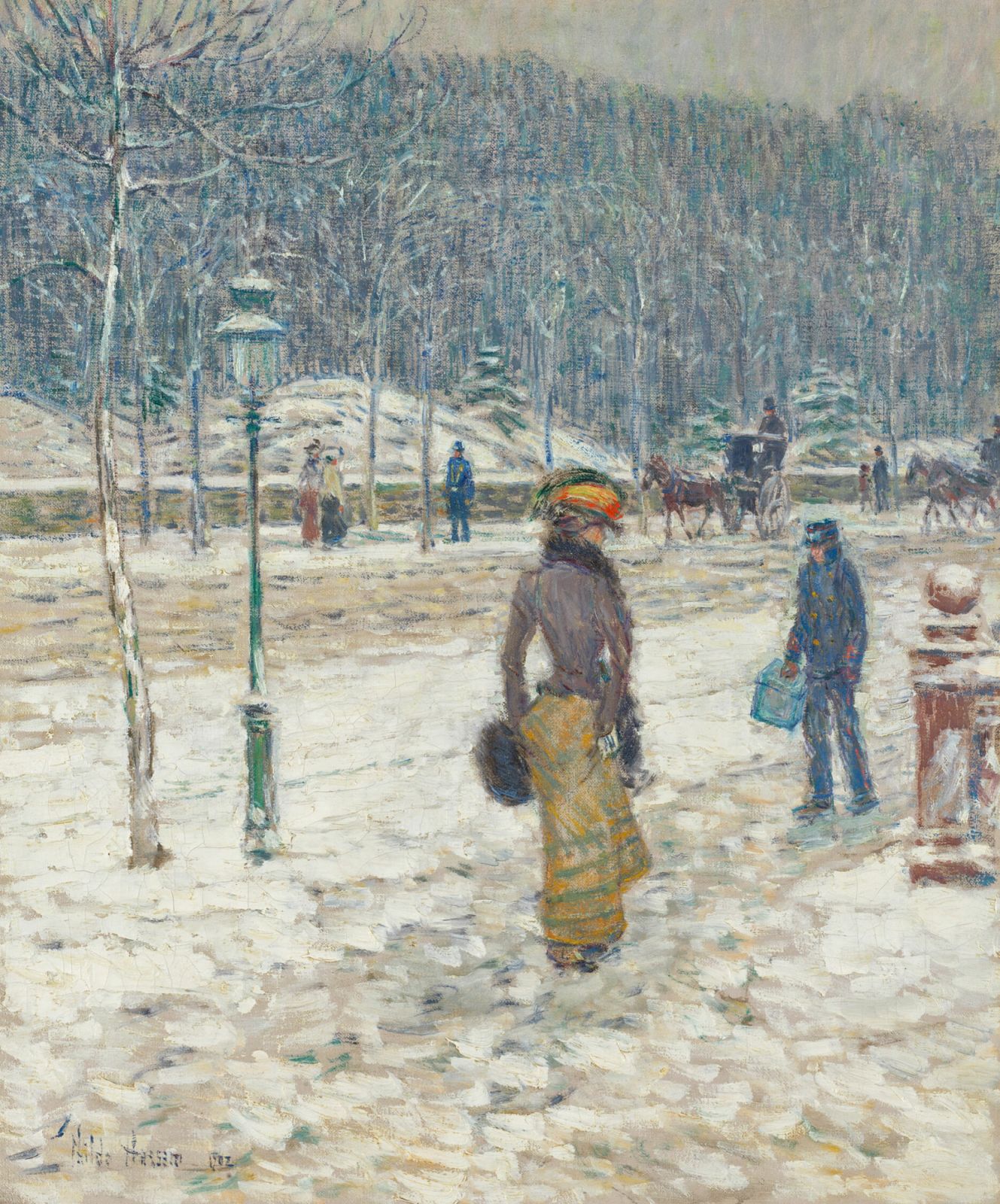 New York Street, 1902 by Childe Hassam (Photo: Art Institute of Chicago)