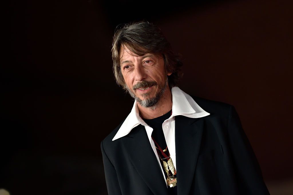 ROME, ITALY - OCTOBER 23: Italian fashion designer Pierpaolo Piccioli at the red carpet of the movie "Treasure of his Youth: The Photographs of Paolo Di Paolo" during the Rome Film Fest 2021 on October 23, 2021 in Rome, Italy. (Photo by Rocco Spaziani/Archivio Spaziani/Mondadori Portfolio via Getty Images)