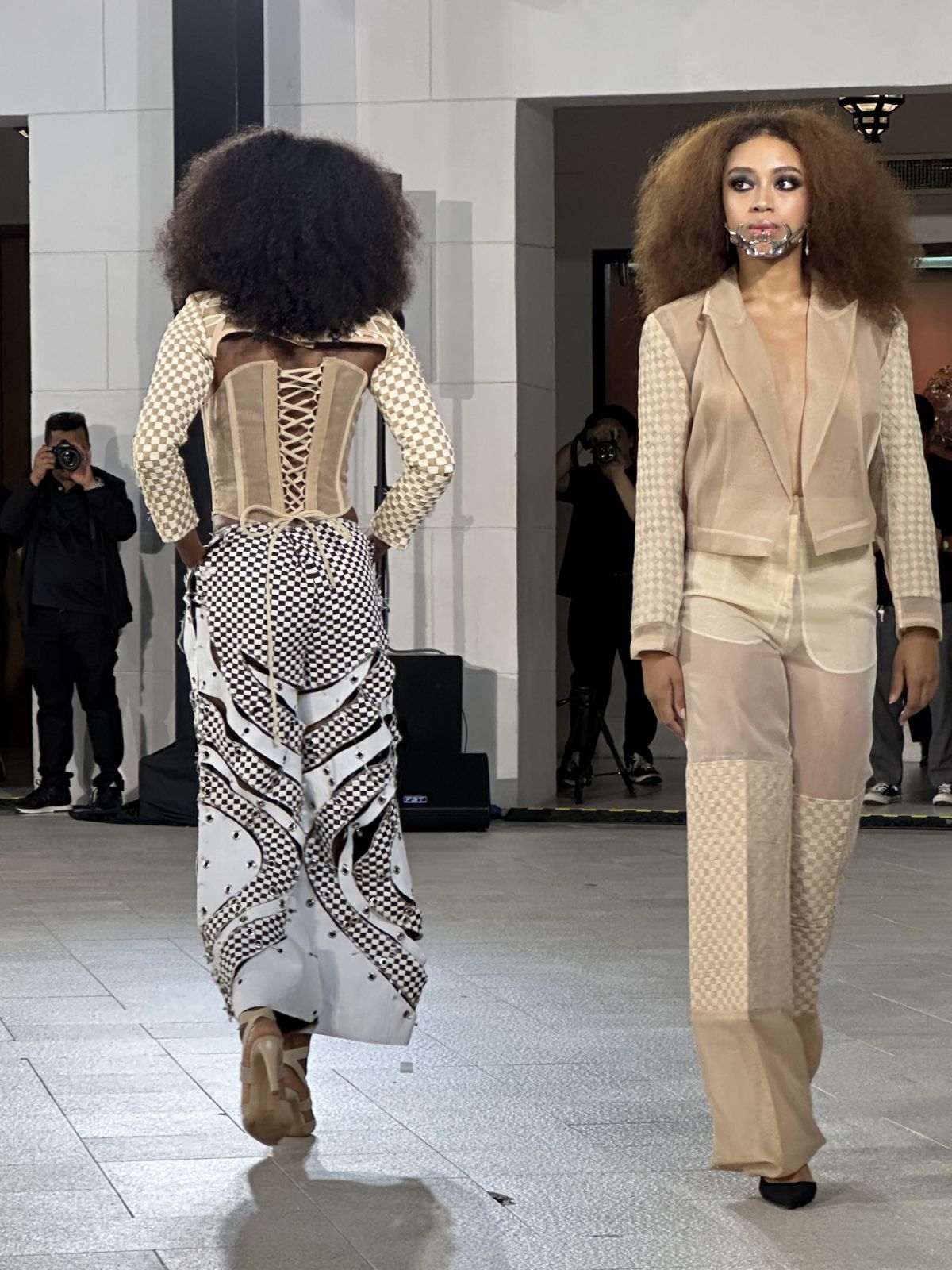 Two looks by Kamille Ramos