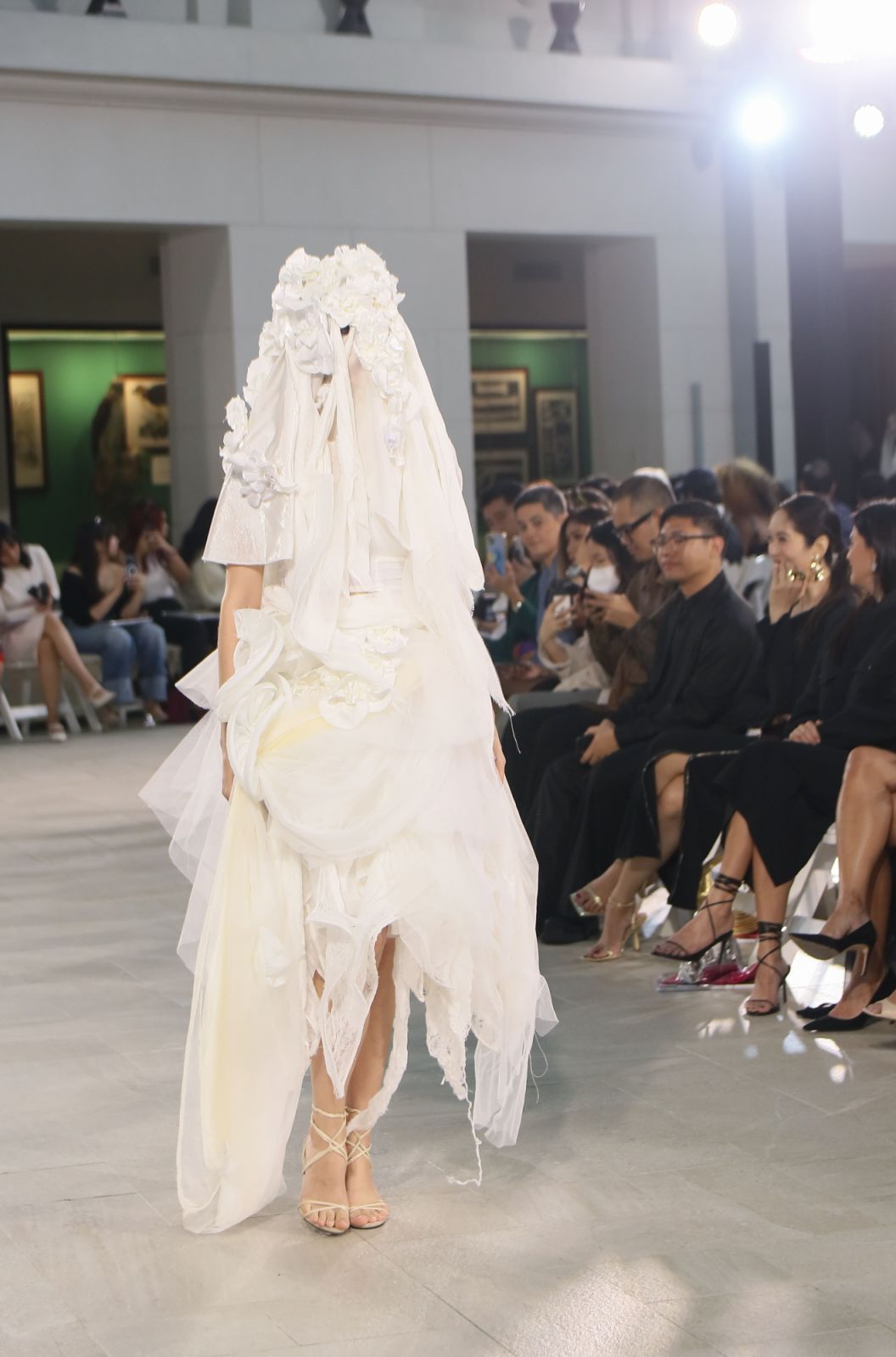 An ethereal "bridal" ensemble by Hannah Tapawan (Photo: Courtesy of SoFa Design Institute)