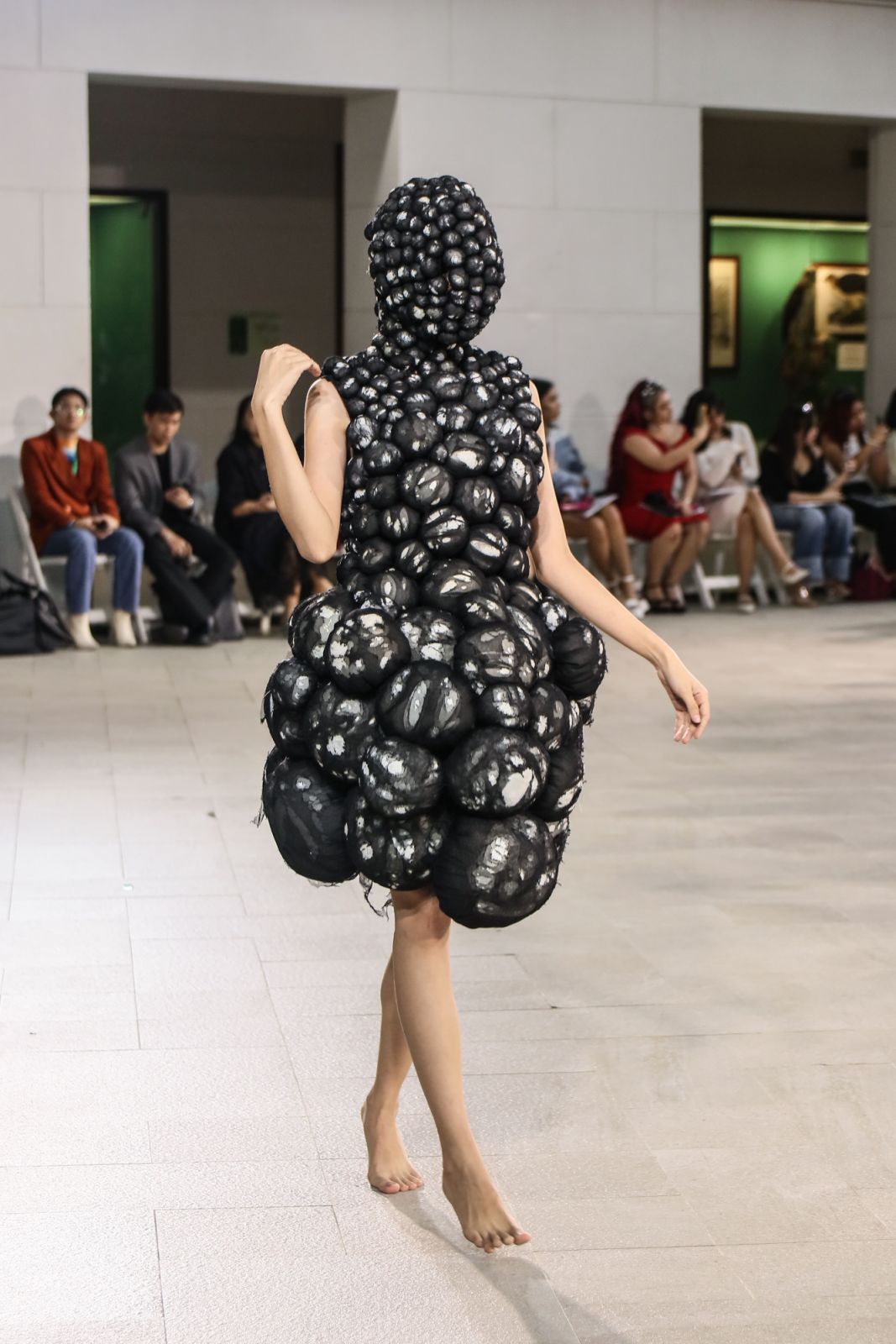 A bubble dress by Kyle Reese Capistrano (Photo: Courtesy of SoFa Design Institute)