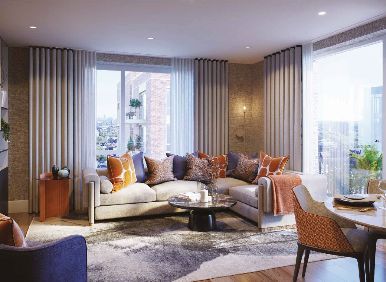 Thoughtfully designed, modern interiors at Oval Village in London