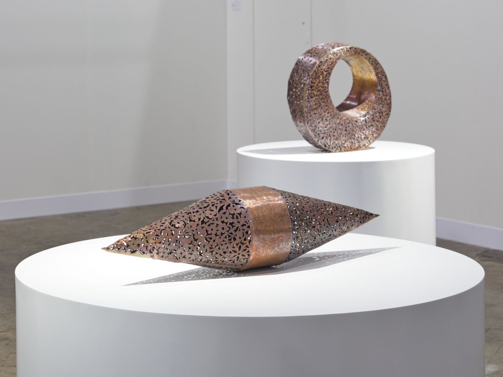 Installation view of Shireen Taweel's work at Station Gallery's booth (Photo: Kitmin Lee)