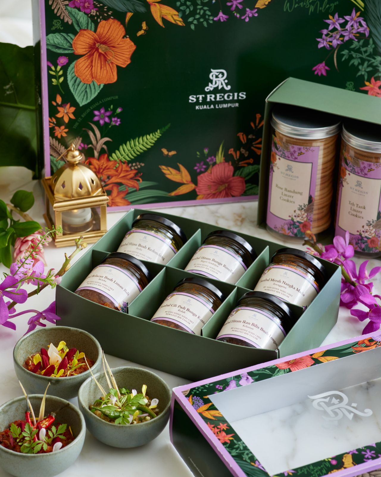Sambals inspired by regional cuisines (Photo: The St Regis Kuala Lumpur)