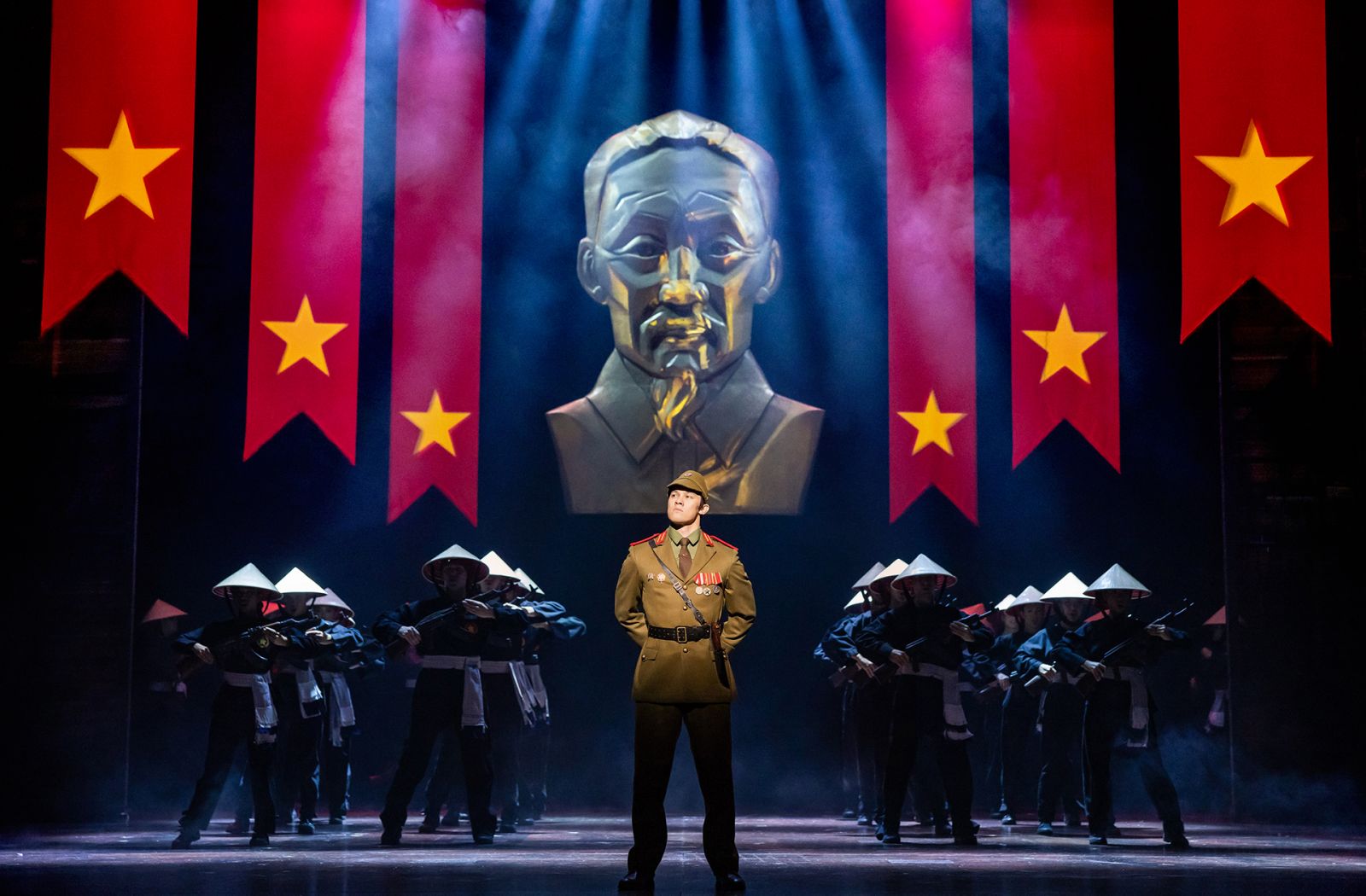 Laurence Mossman as Thuy in ‘Miss Saigon’ (Photo: Daniel Boud)