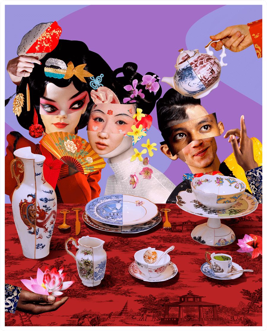 The Hybrid tableware collection by Seletti