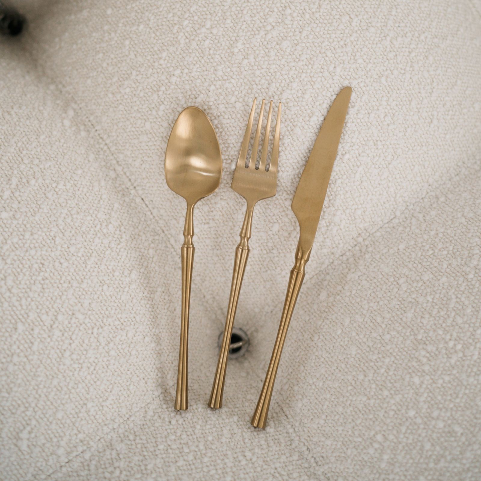 Mid-Century Brass Flatware by Olive Home