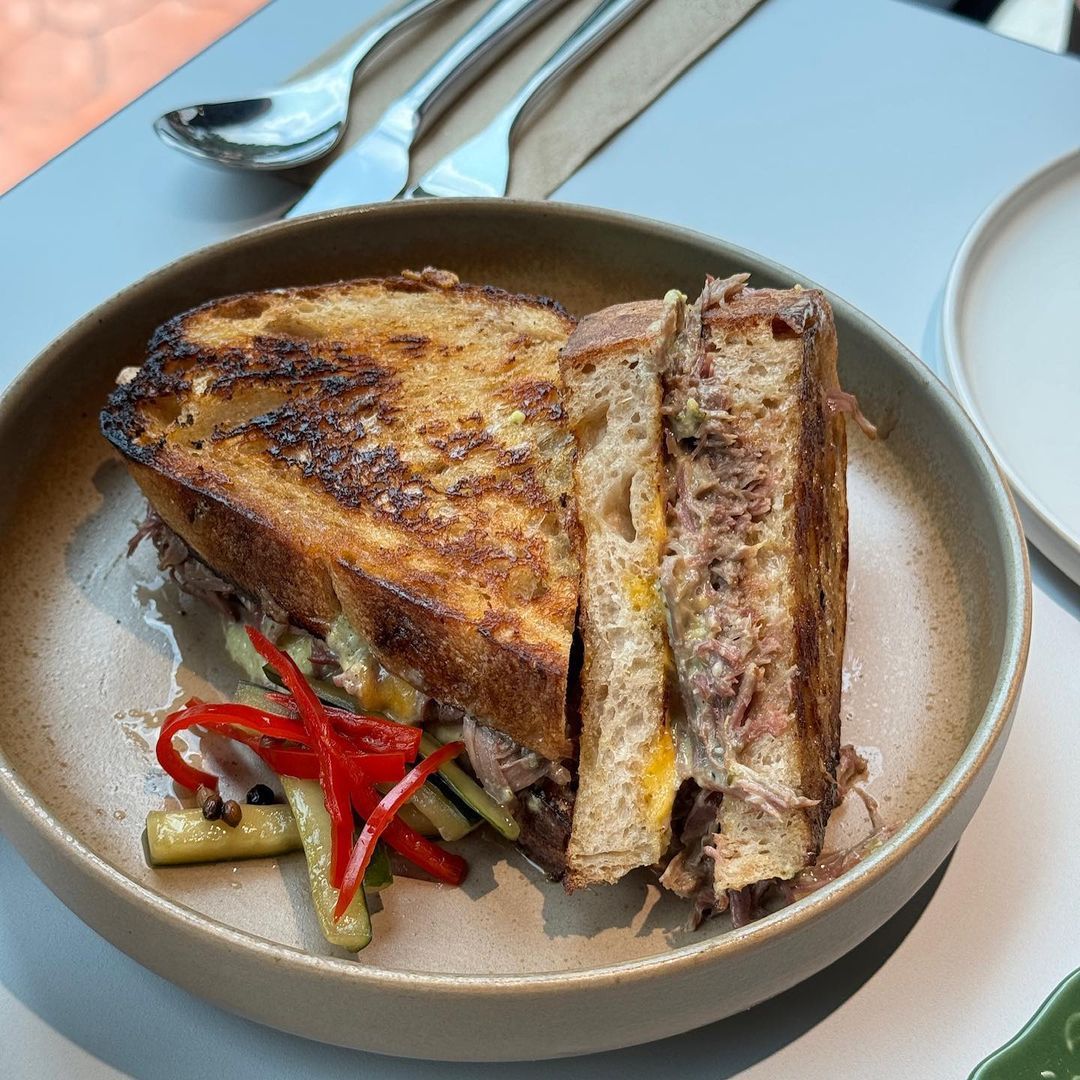 Salt beef sourdough sandwich (Photo: Instagram / @tyheky)
