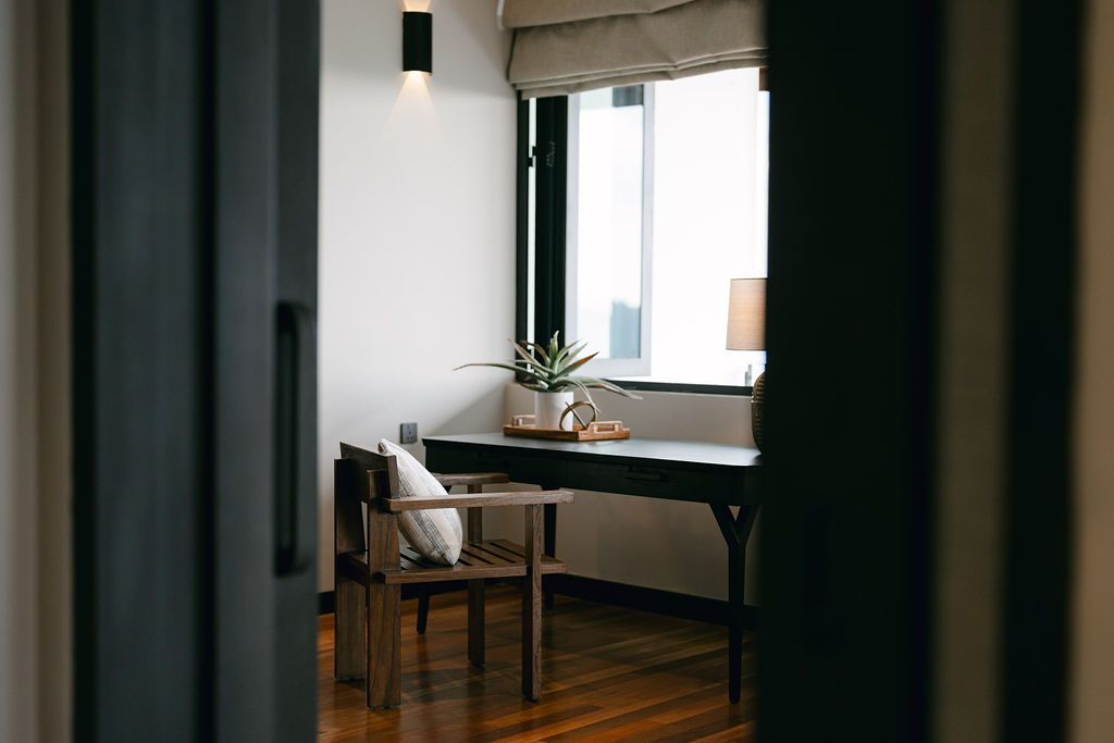 Wooden furniture was favoured