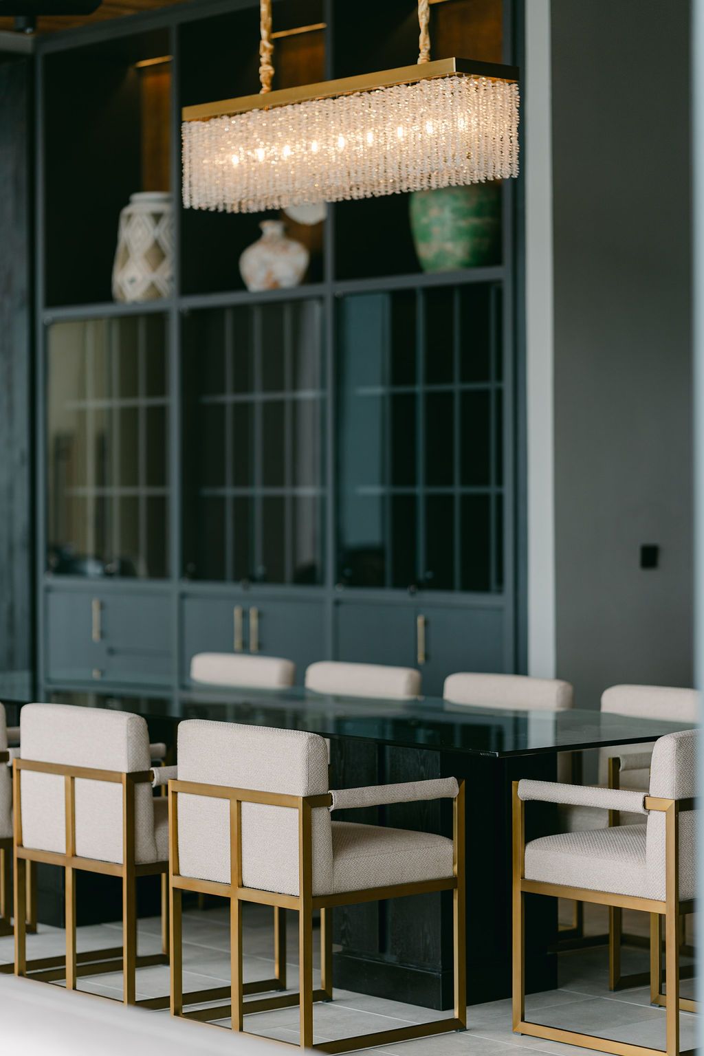 Chen kept the interior design minimalist and chic