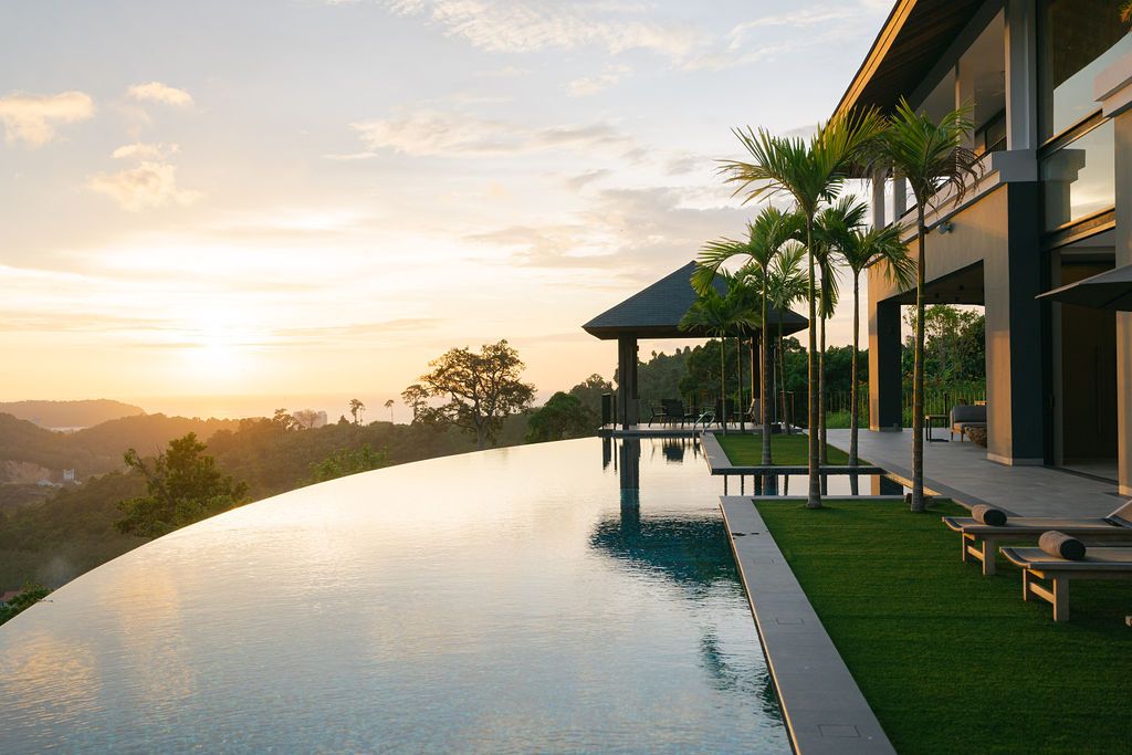 Sunsets are magical at Villa Vista