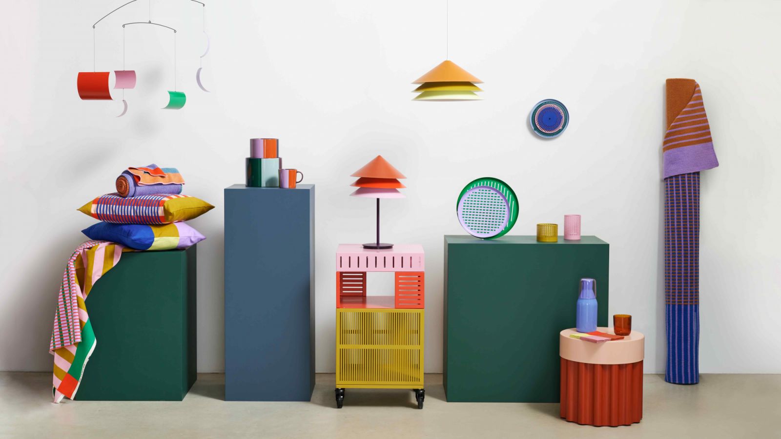 The vibrant colours of the Ikea and Raw Color Tesammans collection
