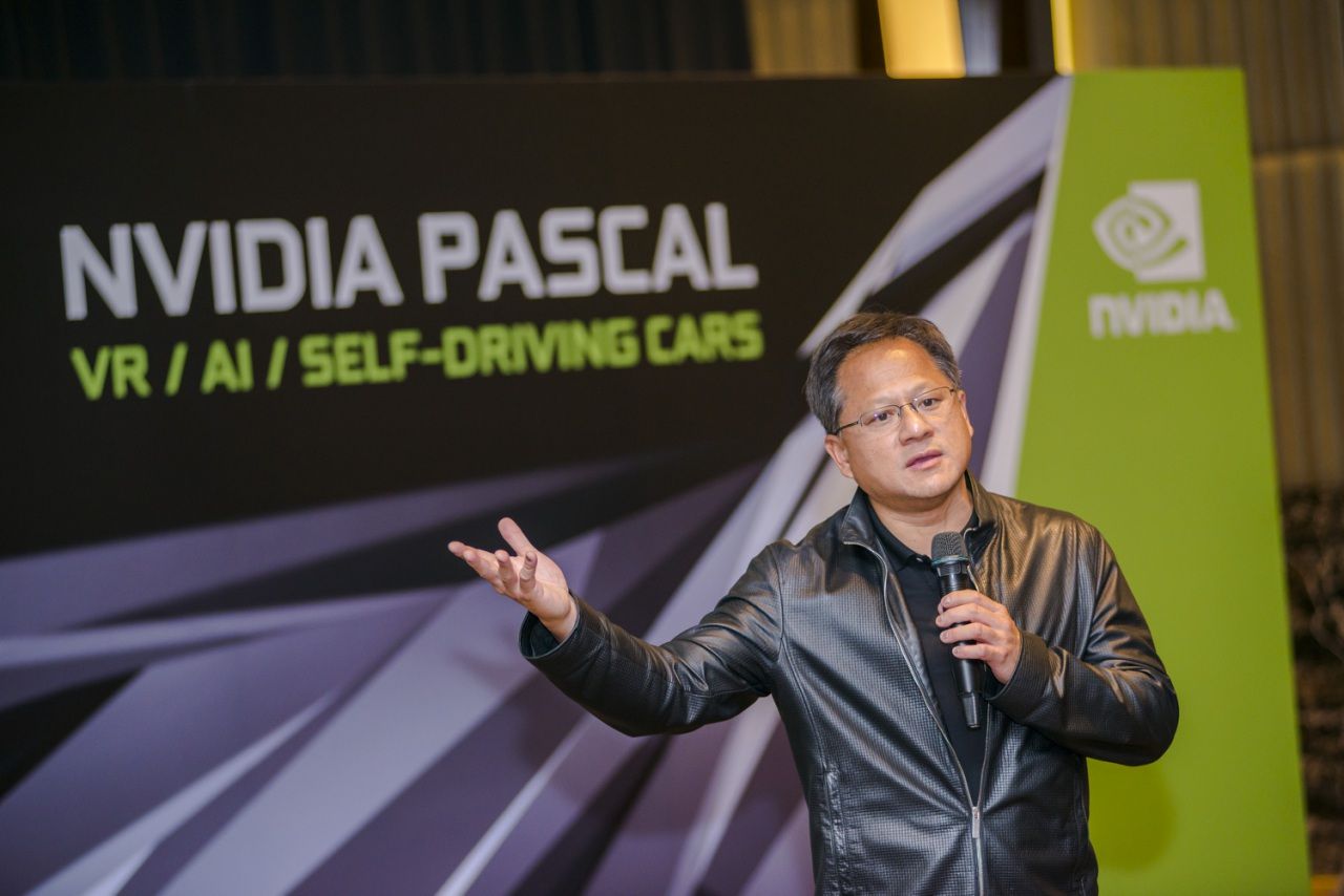 Jensen Huang at Computex Taiwan 2016