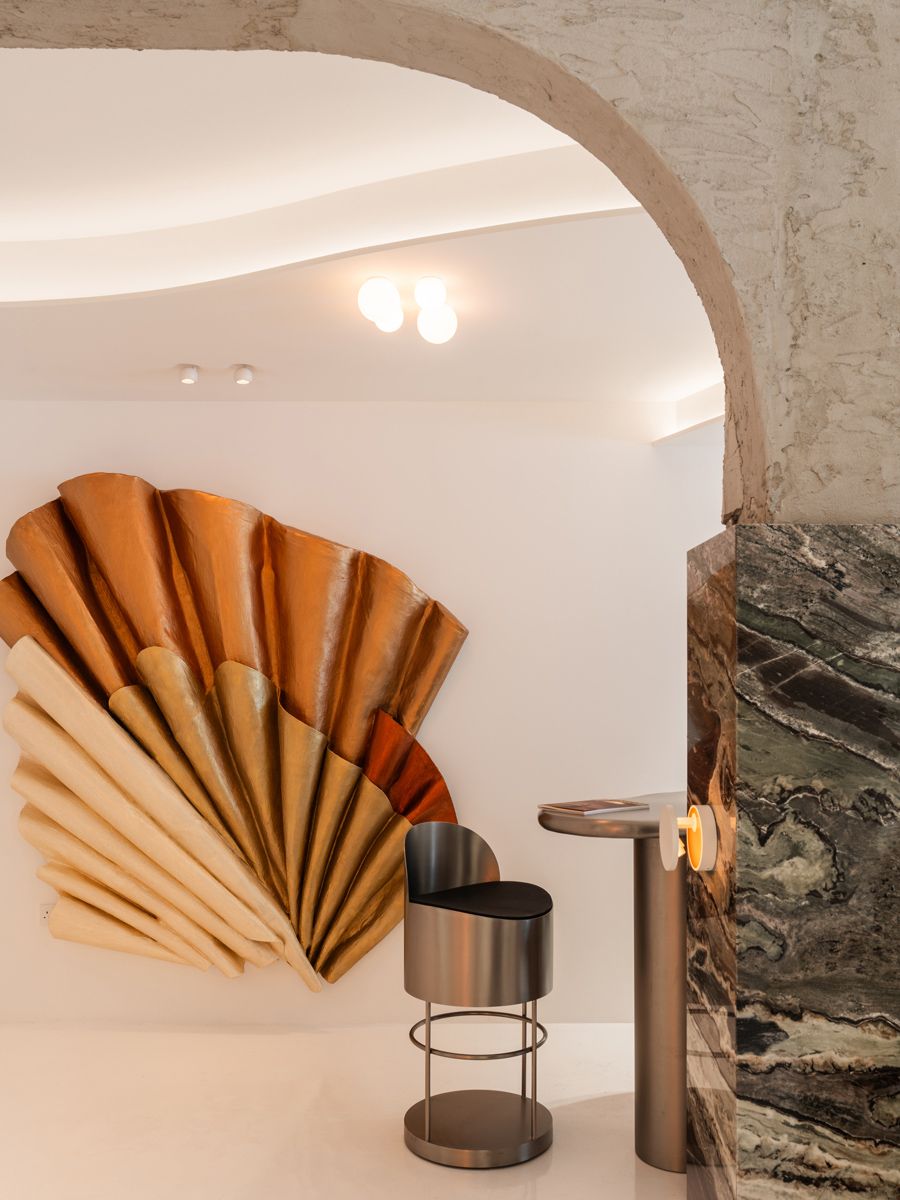 Custom artwork and furniture in the Sol Luminaire Gallery can be ordered upon request