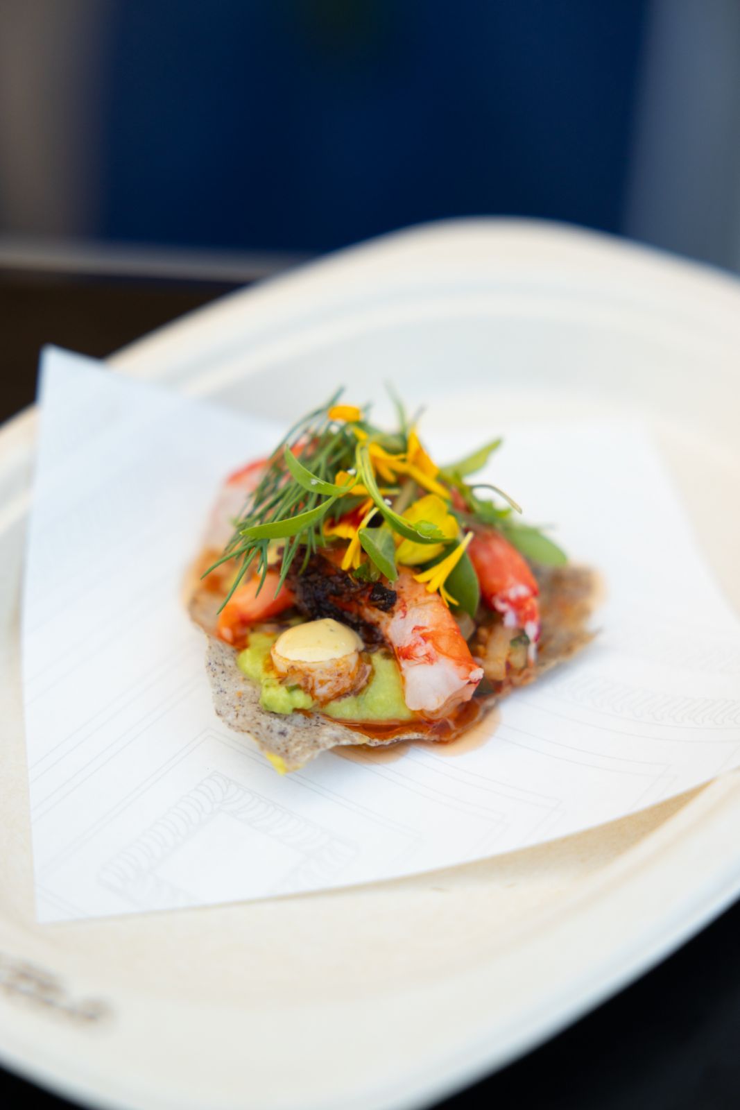 Seafood tlayuda จาก Ojo