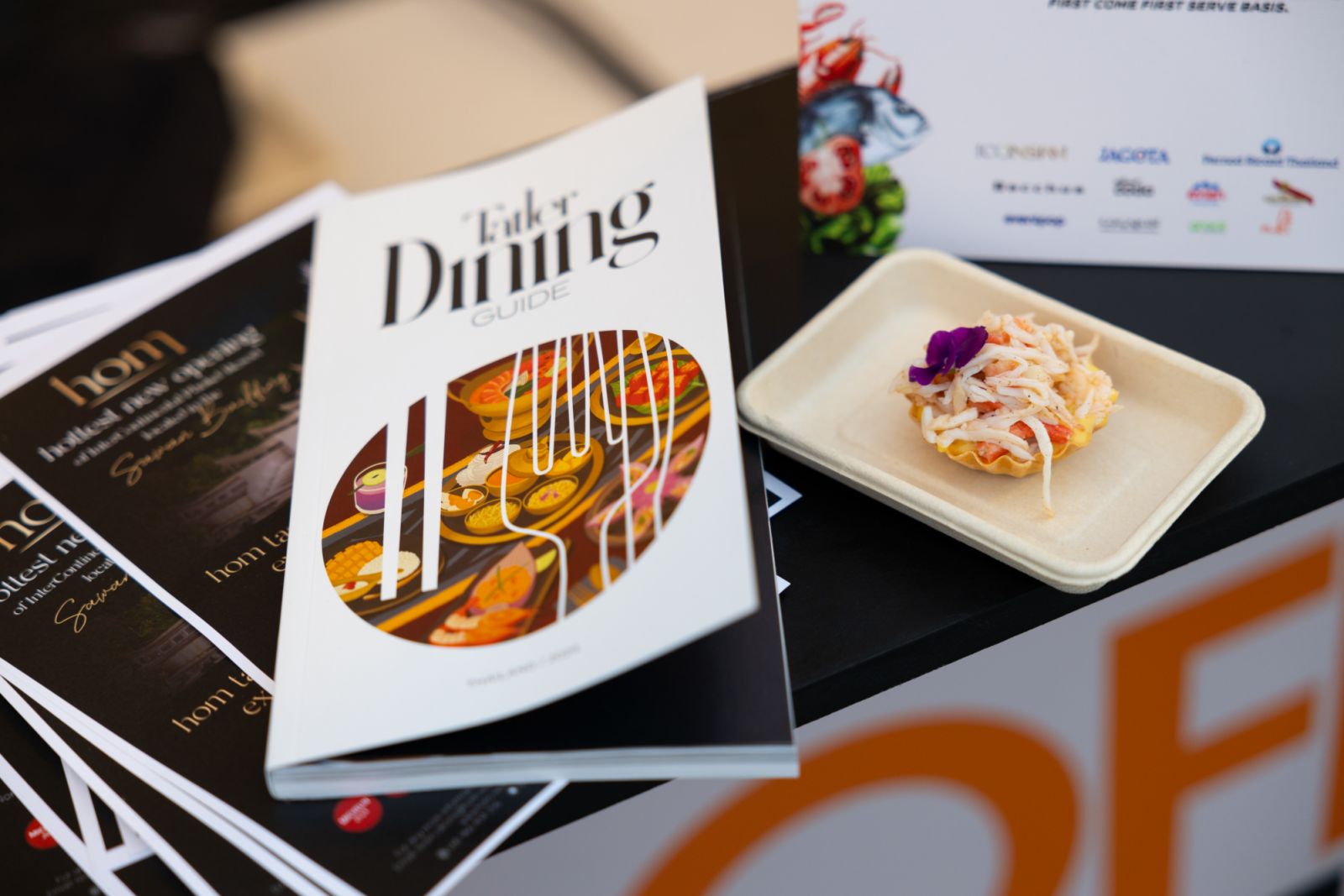 King crab tartlet จาก Hom