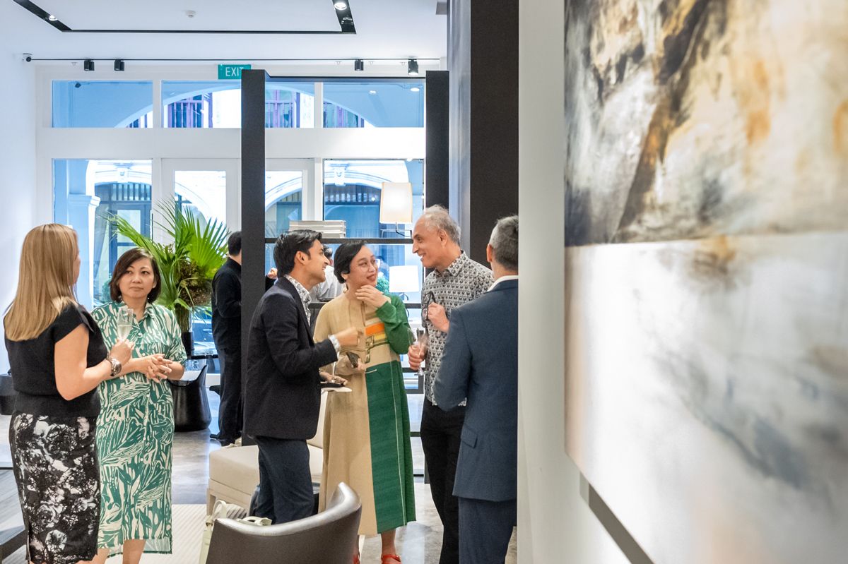 Gwen Tan, Christine Sipin Jayendra Shah, Asih Jenie, Hossein Rezai and Paolo de Simone