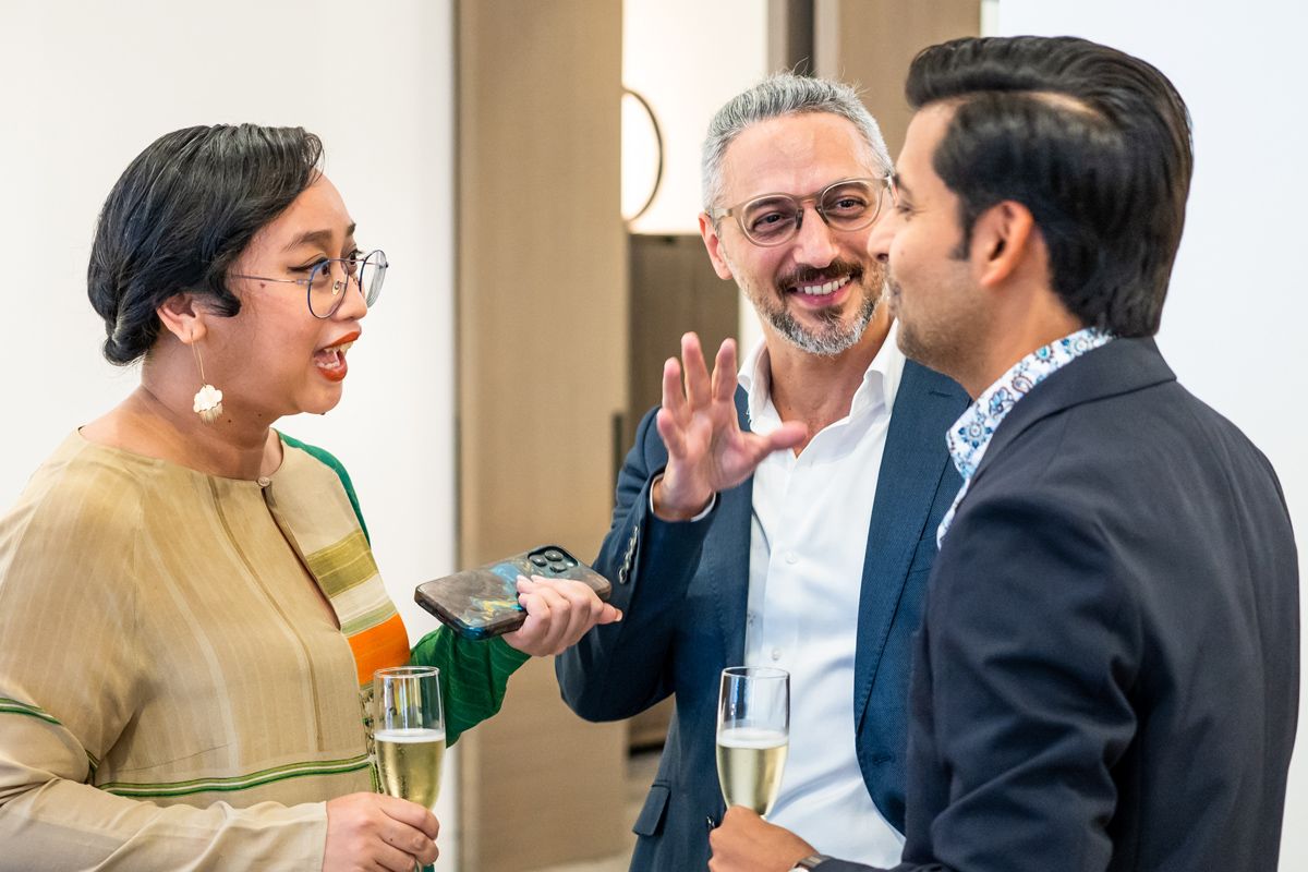 Asih Jenie,Paolo de Simone and Jayendra Shah